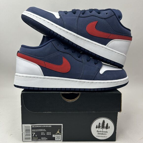 Nike Shoes Air Jordan 1 Retro Low SE “USA/Navy Red” 2023